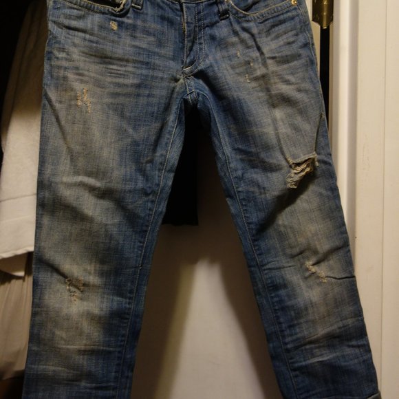 Robin's Jeans Embroidered Distressed Jean - Picture 4 of 5